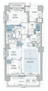 リビオ練馬北町【1階】の間取り