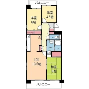 parco vista 中尾【2階】の間取り