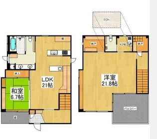 東京都東村山市栄町3【一戸建】の間取り