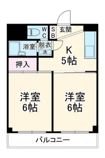 クロノス新綱島【4階】の間取り