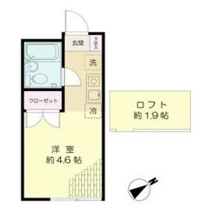エンゼルハイム【1階】の間取り