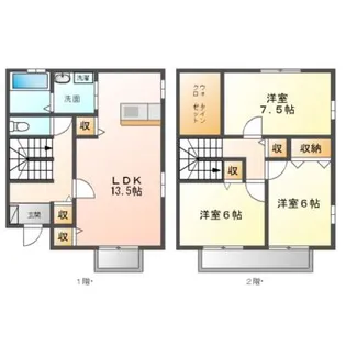 グロワール【2階】の間取り