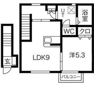 WIN大河原A棟【2階】の間取り
