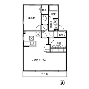 クレストB【2階】の間取り