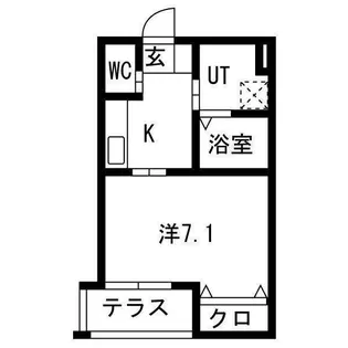 スターブル野並【1階】の間取り