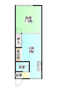 ポルテ (旧16区荒井アパート)【1階】の間取り