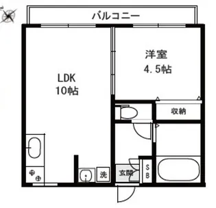 東京都中野区上高田1【マンション】の間取り