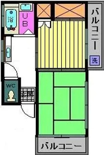 荒井ビル【2階】の間取り