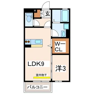 グランモア津久礼【2階】の間取り