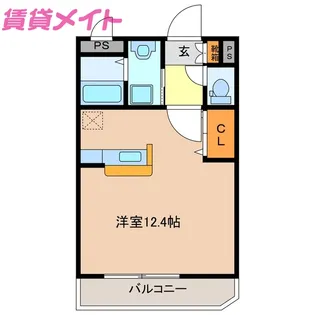 サクシード三日市【3階】の間取り