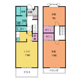 MAST TOWN 高島 N棟の間取り