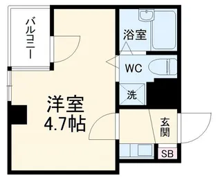 千葉県千葉市稲毛区小仲台6【マンション】の間取り