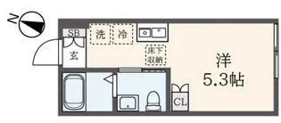 ランド横浜ウエスト【1階】の間取り