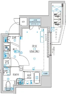 ベルシード千住ParkSide【7階】の間取り