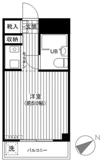 ラ・レジダンス・ド・タクマ【3階】の間取り