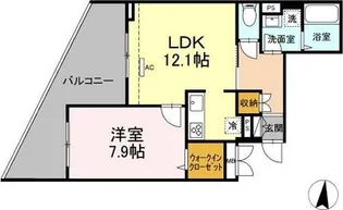 GRANDSOLEIL【1階】の間取り