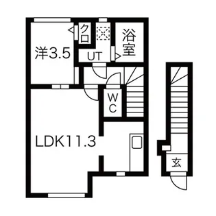 コモド山家 (新築)【2階】の間取り