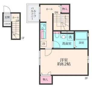 チロル【2階】の間取り