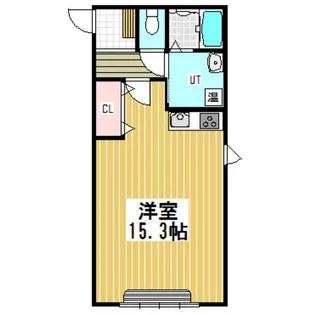 1Rの間取り画像