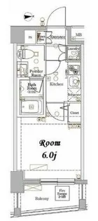 AXAS中野【2階】の間取り
