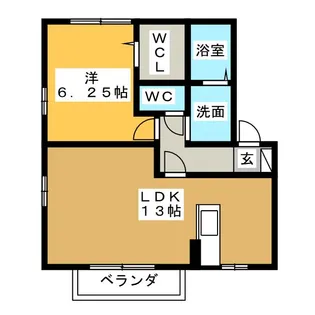 グラン・シャリオ【2階】の間取り