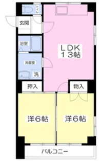 コーポ三倉【3階】の間取り