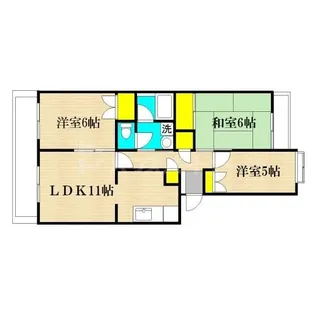 埼玉県さいたま市中央区本町東1【マンション】の間取り