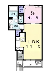 グラシアス【1階】の間取り