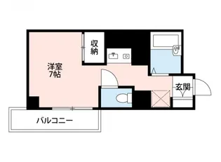 アクアコート廿日市【6階】の間取り