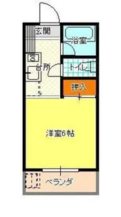 コスモクイーン津倉【3階】の間取り