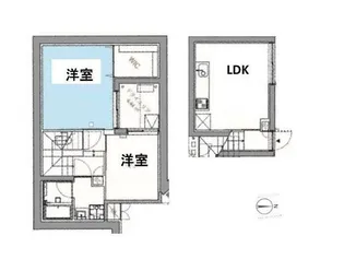ミレドゥーエ三軒茶屋の間取り