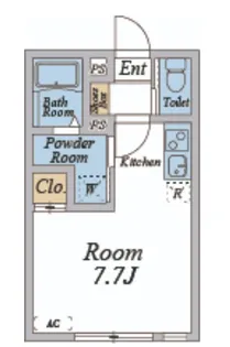 OTS新検見川【2階】の間取り