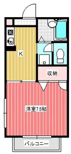 コート芝miki【1階】の間取り