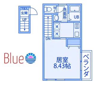 MIDORI-SO【2階】の間取り