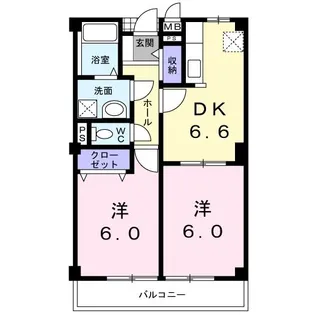 兵庫県加古郡稲美町国岡1【アパート】の間取り
