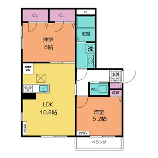 grandeur【1階】の間取り