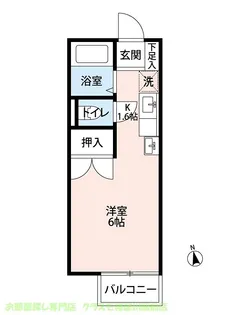 ヴァン メゾン【1階】の間取り