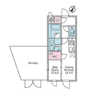 デュオメゾン渋谷松濤【1階】の間取り