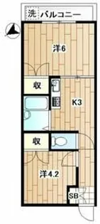 メゾン栄和【1階】の間取り