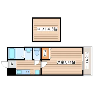 カオール柏木【2階】の間取り