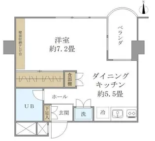エクレール一番町【2階】の間取り