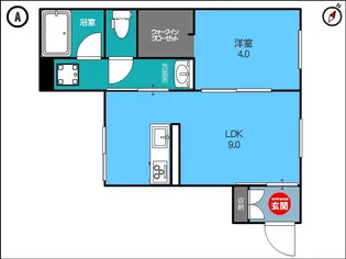 アーバンブランチ鳥屋野南A【1階】の間取り