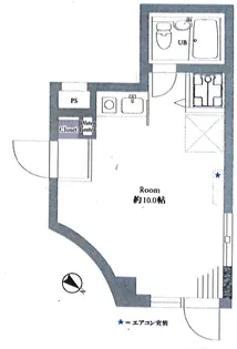 ヴェルメゾン初台【2階】の間取り