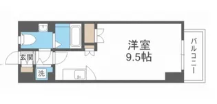 マーレタワー天神【9階】の間取り