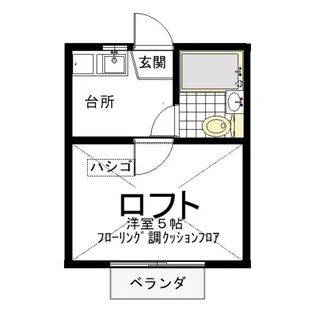 東京都杉並区阿佐谷南2【アパート】の間取り