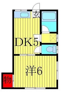 椿ハイツ【2階】の間取り