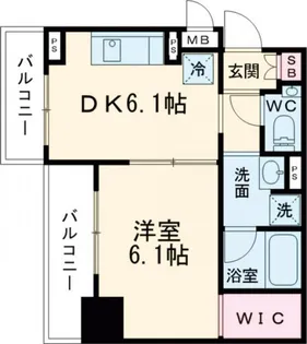 エステムプラザ町田ティアラ【3階】の間取り