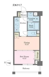 デュオステージ大塚【4階】の間取り