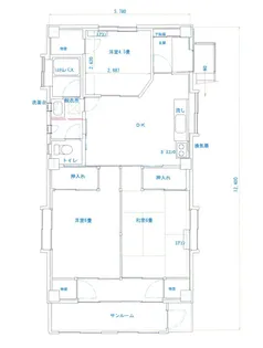 新潟県上越市昭和町2【一戸建】の間取り