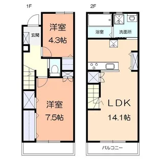 ウッドガーデンの間取り